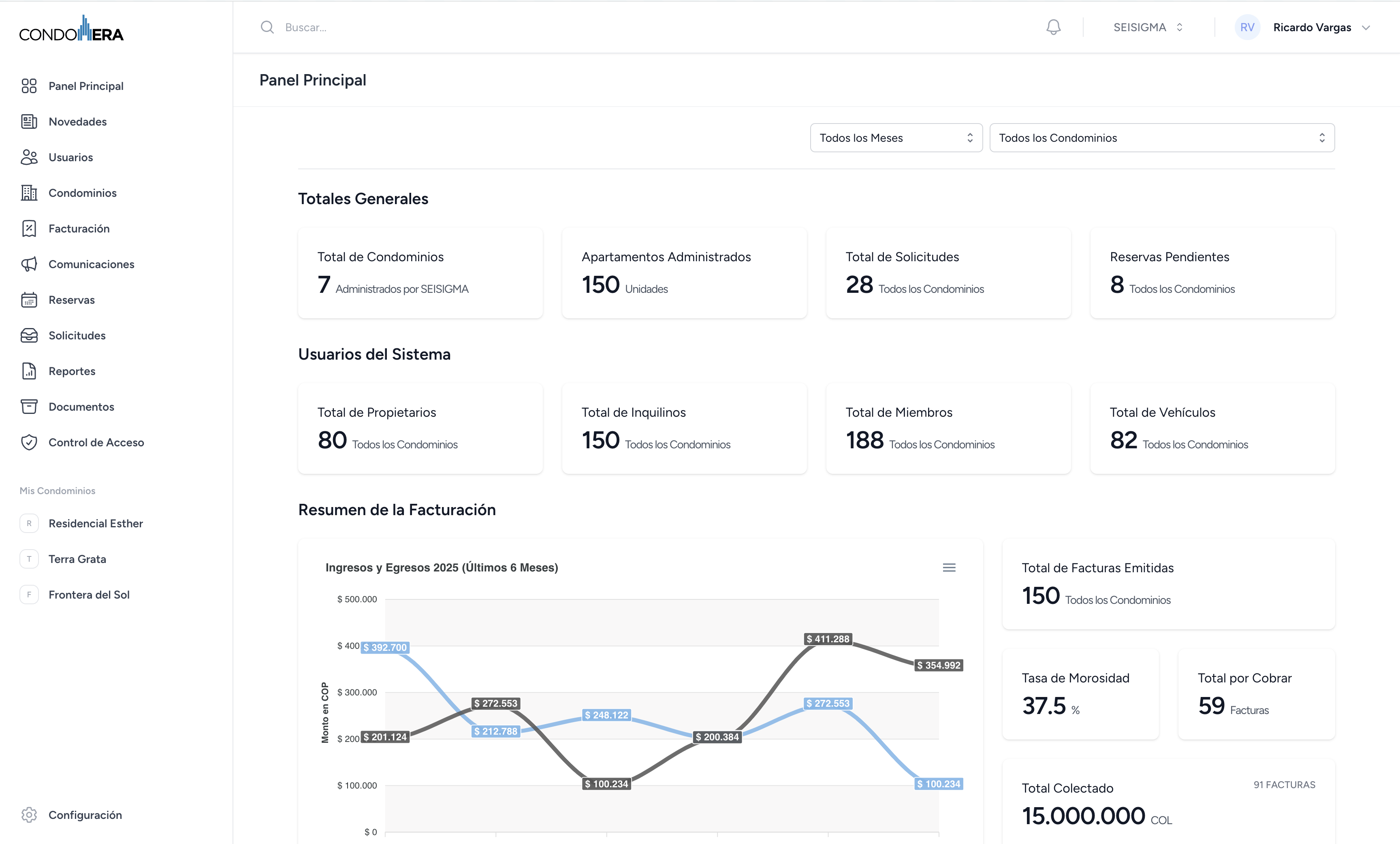 Captura de pantalla de la funcionalidad.